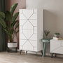 Hanah Home Armario multiusos Dune - Blanco